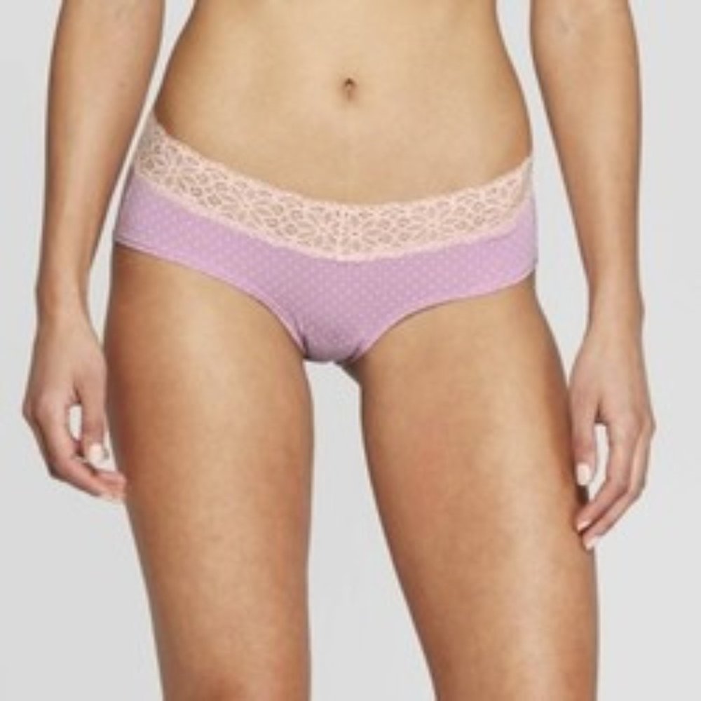 Auden - Women's Cotton Hipster W Laced Waistband